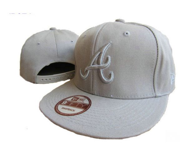 Boné New Era Snapback Atlanta Branco